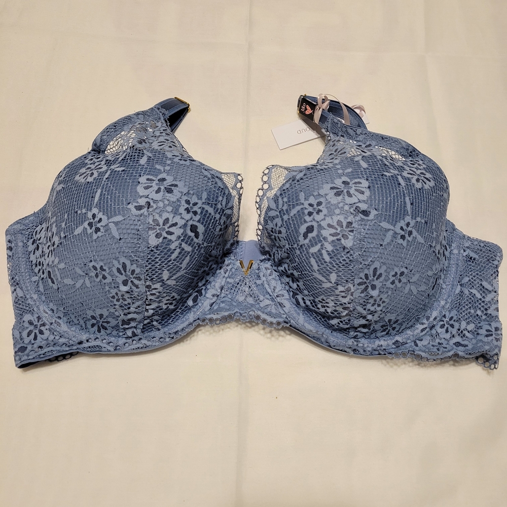 Victoria's Secret Light Blue Lace Underwire  Bra